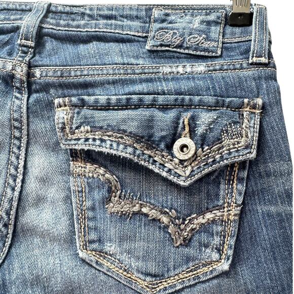 Bootcut Jeans Sweet Ultra Low Rise Big Star 29x35 27XL* Cowgirl Rodeo Embroidery - Picture 6 of 15